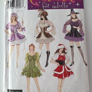 Simplicity 4046 Adult Sexy Halloween Costume Sewing Pattern 6 8 10 12 HH